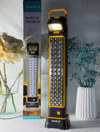 مصباح طوارئ شمسي متعدد الاستعمالات Lampe d'Urgence LED Rechargeable