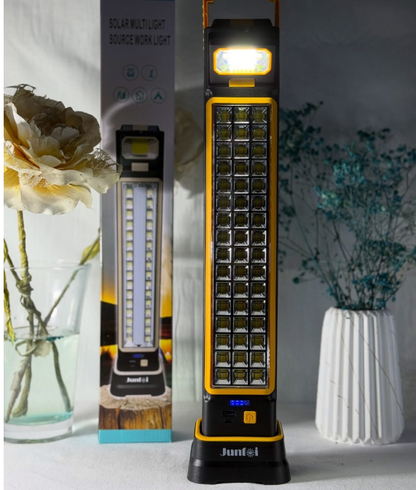 مصباح طوارئ شمسي متعدد الاستعمالات Lampe d'Urgence LED Rechargeable