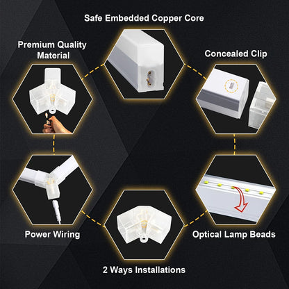 Honeycomb hexagonal ceiling light is super bright and has high power, suitable for offices, conference rooms, and libraries