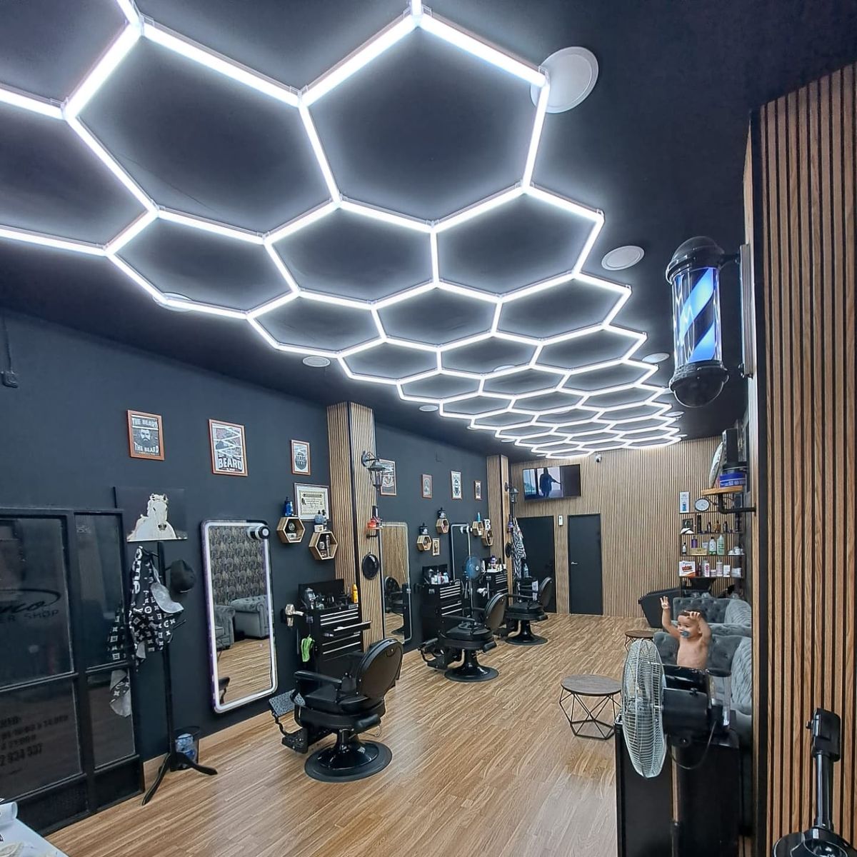 LED إضاءة  السداسية الاحترافية